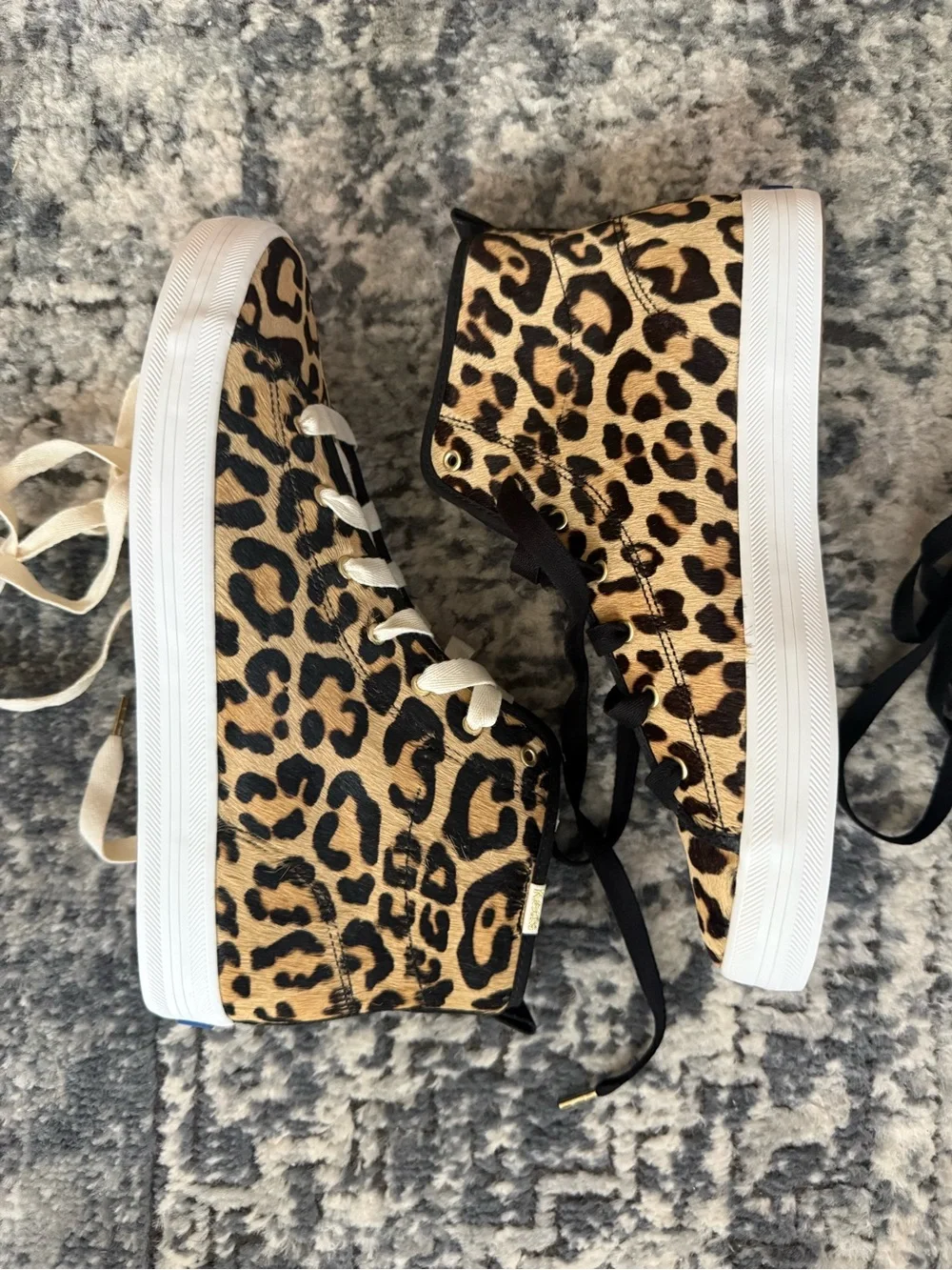 Kate Spade x Keds High Top Kickstart in Leopard